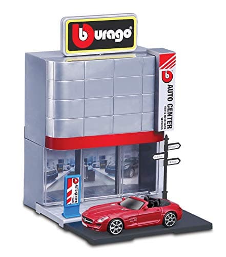Image of Bburago STREET FIRE CITY CAR DEALER Playset with incl. 1 car