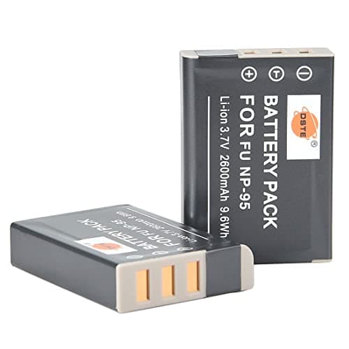Image of DSTE NP-95 Rechargeable Li-ion Battery (2-pack) Compatible with Fujifilm Finexpix F31, F31 fd, F31fd, F30, F30 Zoom