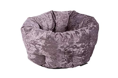 Image of Scruffs Velvet Pet Bed, 45cm, Purple