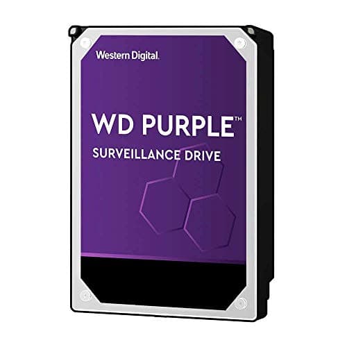 Image of Western Digital Purple 8TB Surveillance 3.5 Inch SATA 6 Gb/s Hard Disk Drive with Allframe 4K Technology - 360TB/yr, 256MB Cache 7200rpm - WD82PURZ
