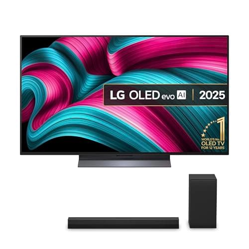 Image of LG OLED48C55LA 48-Inch OLEDevo AI 4K UHD Smart TV bundle with US40T Bluetooth Soundbar 2.1 Channel (Wireless Subwoofer)