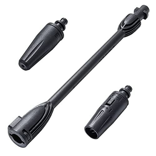 Image of YUET High Pressure Washer Lance for Karcher Series - Dual-Function Dirt Blaster Spray Gun with Adjustable Nozzle, Rotating Extension, and Replacement Nozzles for Kärcher K2 K3 K4 K5 K6 K7