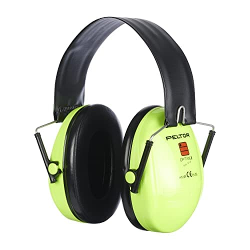 Image of 3M Peltor Optime I Ear Muffs with Head Band, Foldable – Optimal noise reduction, Hearing Protection, Lightweight and Comfortable Fit Ear Protection, Hi-Viz - 1x Peltor ear defender