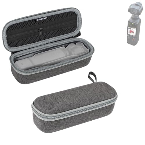 Image of LINGHUANG OSMO Pocket 3 Case,Protective Case for DJI Pocket 3 with Cover or 1/4" Thread Handle,Portable Storage Case for DJI OSMO Pocket 3 Camera Accessories