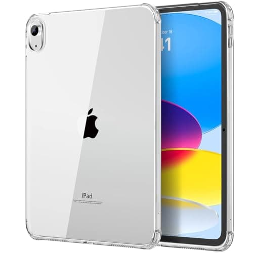 Image of MoKo Clear Case for iPad (A16) 11th Generation 2025 11-inch/10th Generation 2022 10.9 inch, Lightweight Soft TPU, Anti-Scratch Ultra Transparent Tablet Back Cover, Shockproof Impact Resistant, Clear