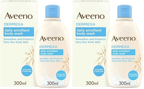 Image of Aveeno Dermexa Daily Emollient Body Wash, Gently cleanses and Soothes, For Very Dry Itchy Also Eczema Prone Skin, 300 ml(Packaging may vary) (Pack of 2)