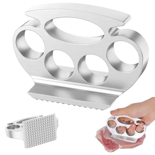Image of Daryunk Meat Tenderizer, Aluminum Alloy Steak Metal Mallet Kitchen Tool, Hand Meat Hammer, Strong Durable Meat Tenderiser Mallet,Great for Steak Chicken Fish
