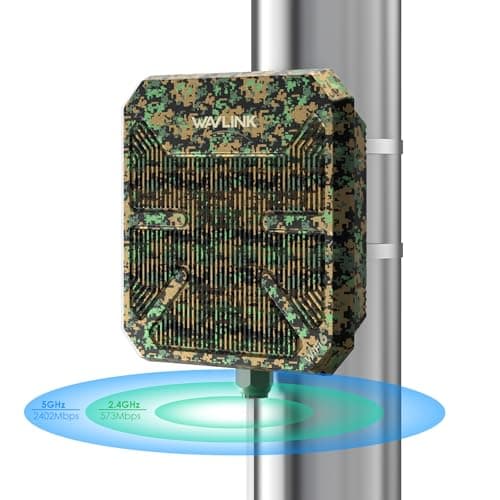 Image of WAVLINK AX3000 Outdoor CPE for PtP/PtMP Greenwood, Weatherproof Outdoor Point to Point Wireless Bridge, support 100m Active/Passive PoE, Directional Antennas, AP/Router/WISP/Bridge, 1000Mbps WAN