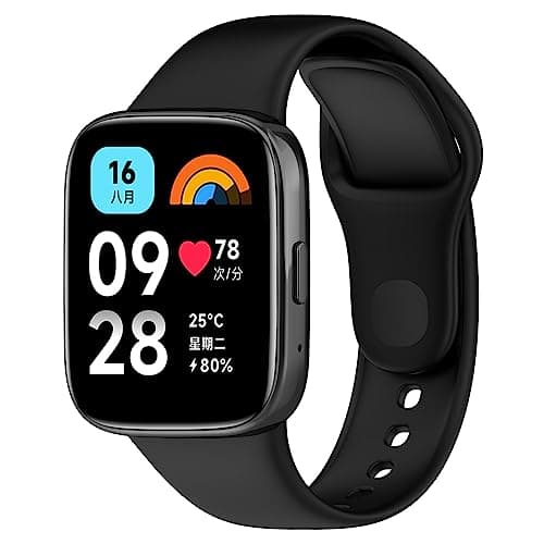 Image of Wownadu Straps Compatible for Xiaomi Redmi Watch 3 Active Strap Women Men Replacement Adjustable Watchbands Compatible for Xiaomi Redmi Watch 3 Lite, Black