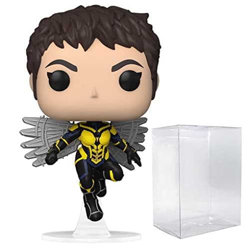 Image of POP Marvel: Ant-Man and The Wasp: Quantumania - Wasp Limited Edition Chase Funko Vinyl Figure (Bundled with Compatible Box Protector Case), Multicolor, 3.75 inches