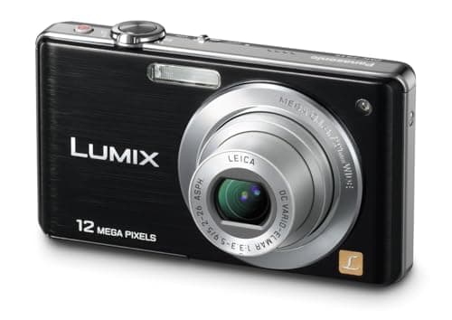 Image of Panasonic Lumix DMC-FS15 Digital Camera 12 Megapixels 5x Optical Zoom 6.9 cm (2.7 Inch) Display Image Stabiliser Black (Renewed)