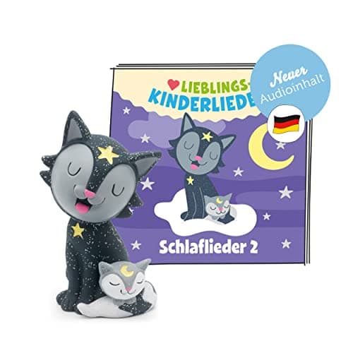 Image of tonies Audio Figures for Toniebox, Favourite Children's Songs - Lullabies 2, Children's Songs for Children from 3 Years, Playing Time Approx. 60 Minutes