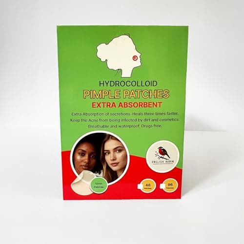 Image of Korean Skincare Pimple Patches: Extra Absorbent 48 Patches Hydrocolloid Dots Spot Stickers for Acne Treatment, , Ideal Teenage Girls Gifts, Acne Patches for Spot Treatment and Cold Sores
