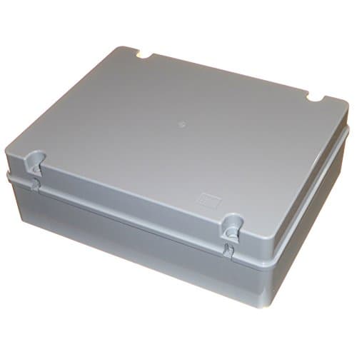Image of 380mm x 300mm x 120mm Large Junction Box IP56 Weatherproof Waterproof Enclosure with Plain Sides