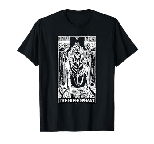 Image of The Hierophant Tarot Card T-Shirt T-Shirt