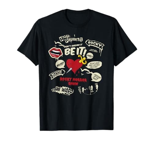 Image of Rocky Horror Show Icons And Quotes T-Shirt
