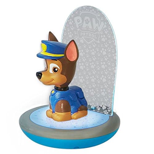 Image of Paw Patrol Official Magic Night Light - Chase Kids Bedtime Torch and Projector by Go Glow, Multi-Coloured Cartoon Childrens Bedroom Bedside Lighting, Battery Powered