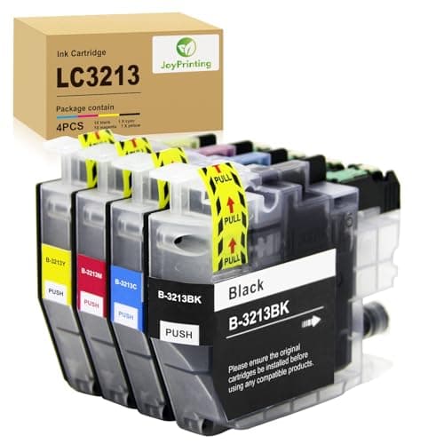 Image of JoyPrinting Compatible Ink Cartridges Replacement for Brother LC3213 LC-3213 Compatible for Brother MFC-J497DW MFC-J890DW MFC-J895DW DCP-J572DW DCP-J772DW DCP-J774DW Printers (4Pack)