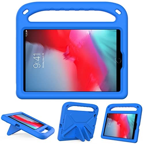 Image of GOZOPO Kids Case for iPad mini 4th/5th Generation 7.9", LightWeight ShockProof Cover for iPad Mini 1/2/3/4/5 (blue)