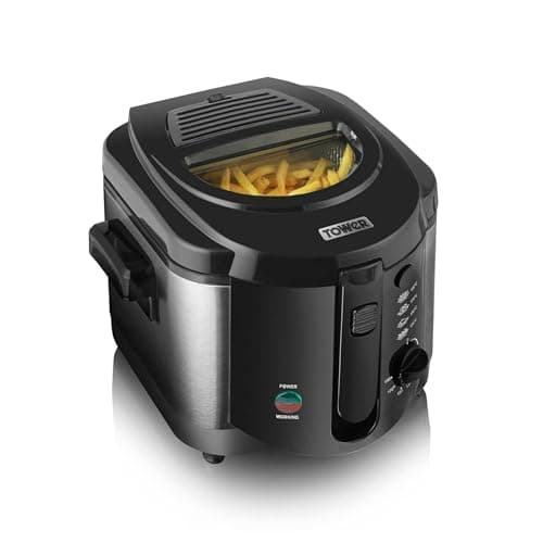 Image of Tower T17001 Deep Fat Fryer with Adjustable Thermostat, 2L, 1500W, Black