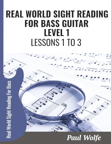 Image of Real World Sight Reading For Bass Guitar Level 1: Lessons 1 to 3