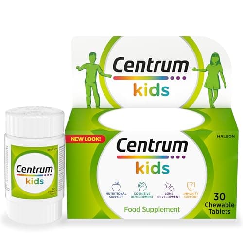 Image of Centrum Kids Chewable Multivitamins & Minerals, with Vitamins C, D and Zinc, 30 Tablets