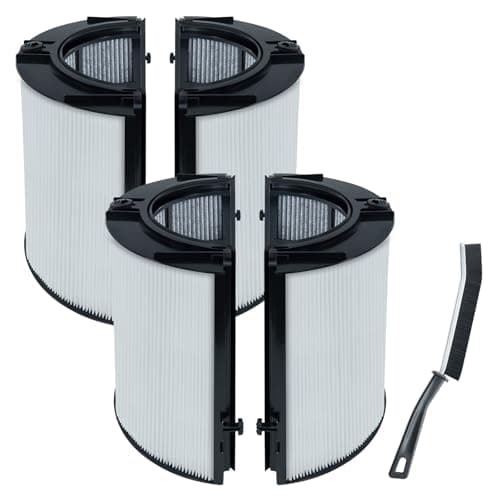Image of 2 Pack 2-in-1 Air Purifier Filter for Dyson Pure Cool DP04 HP04 HP06 HP07 HP09 PH01 PH02 PH03 TP04 TP06 TP07 TP09 Air Purifying Tower Fan, 360° H13 True HEPA&Activated Carbon Filter Replacement