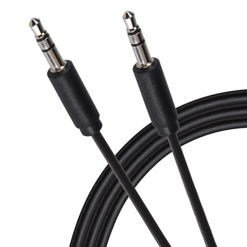 Image of Maplin 3.5mm Aux Stereo 3 Pole TRS Jack Plug to 3.5mm 3 Pole TRS Jack Plug Cable 2m