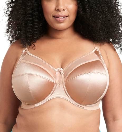 Image of Goddess 6090 Keira Underwired Banded Supportive Full Cup Bra, Fawn, 38J (Manufacturer Size: 85M)