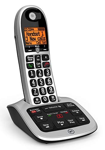 Image of BT 4600 Cordless Landline House Phone with Big Buttons, Advanced Nuisance Call Blocker, Digital Answer Machine, Single Handset Pack