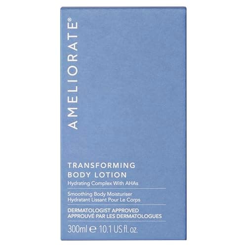 Image of AMELIORATE Transforming Body Lotion 300ml for Keratosis Pilaris (KP), Rough, Bumpy Skin & Ingrown Hairs | Exfoliating Moisturiser with Lactic Acid (AHA) | Dermatologist Approved & Pregnancy Safe