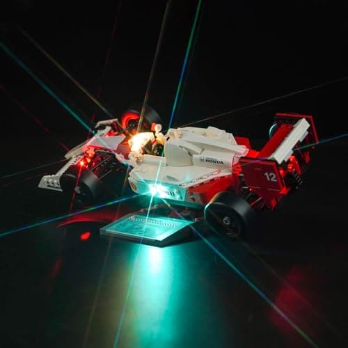Image of Light Kit for Lego McLaren MP4/4 & Ayrton Senna, Lighting Set for Lego 10330 Icons McLaren MP4/4 & Ayrton Senna Vehicle Set - Not Include Models, Just Light Kit
