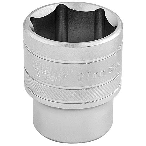 Image of Draper 16618 1/2" Square Drive 6 Point Socket, 27mm Size