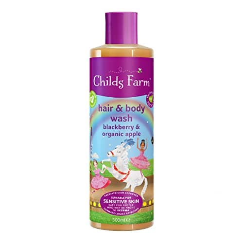 Image of Childs Farm | Kids Hair & Body Wash 500ml | Blackberry & Organic Apple | Suitable for Dry, Sensitive & Eczema-prone Skin