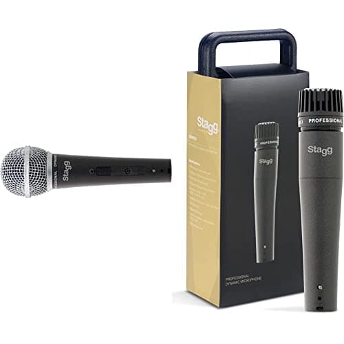 Image of Stagg Professional Dynamic Microphones - SDM50 (50Hz-15kHz) & SDM70 Multipurpose Cardioid
