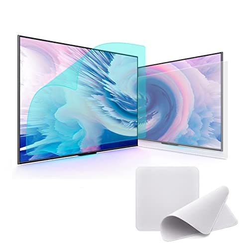 Image of AIZYR Frosted Anti Glare Anti Blue Light Anti UV TV Screen Protector for 86" LCD, LED, 4K OLED & QLED HDTV Displays, Monitor Reflection Reducer, Matte Surface Anti Scratch,75.8x43.3inch