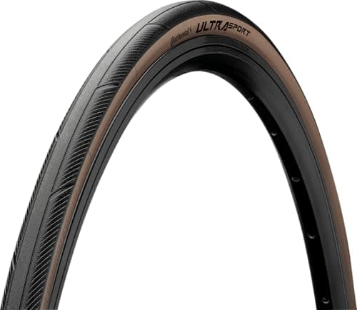 Image of Continental - Continental 28-622 Ultra Sport III (700 x 28C) Black/Brown Foldable Skin Tire - 1 Piece