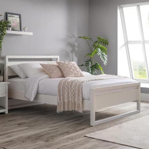 Image of Julian Bowen Venice Bed 135Cm - Surf White
