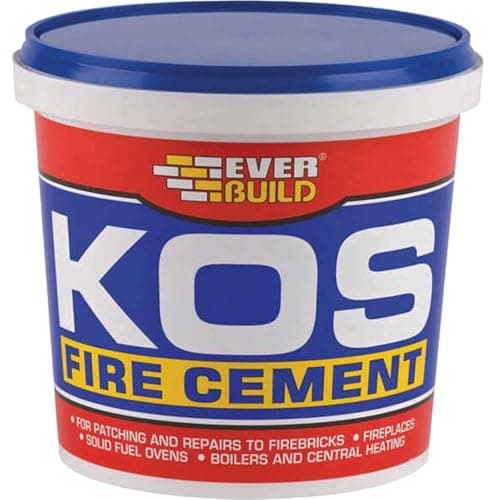 Image of Everbuild EVBKOSBLK2K 2Kg KOS Fire Cement - Black