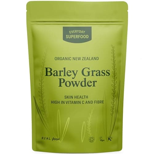Image of Everyday Superfood Organic New Zealand Barley Grass Powder 50g, Green Fine Milled Barley Grass Ideal in Juice and Smoothies