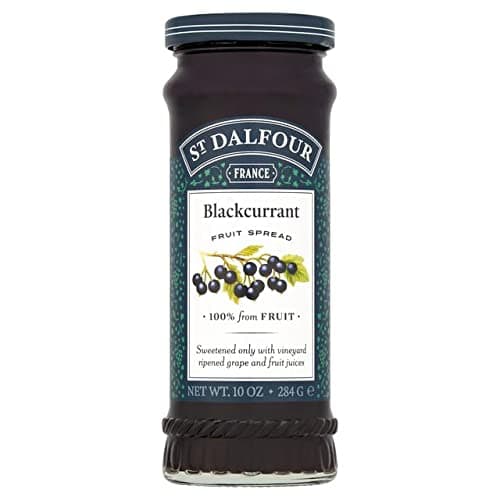 Image of (2 Pack) - St Dalfour - Blackcurrant Fruit Spread | 284g | 2 PACK BUNDLE