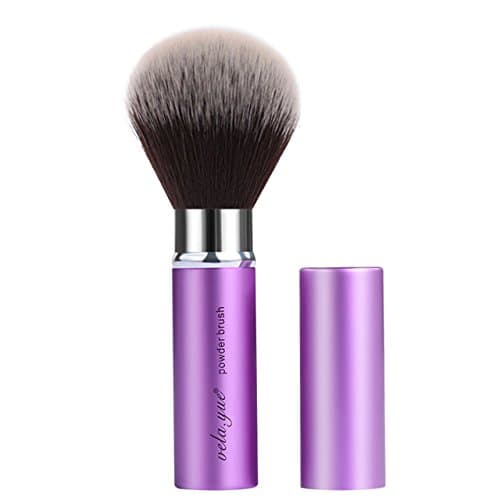 Image of Vela.Yue Retractable Face Kabuki Brush Round Powder Travel Makeup Brushes