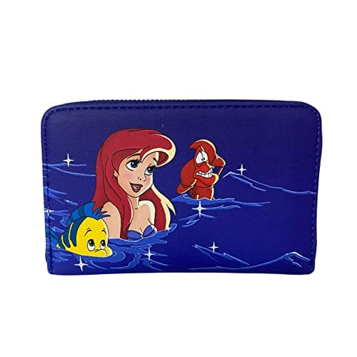 Image of Loungefly Little Mermaid Ariel Zip Around Wallet