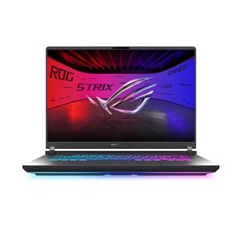 Image of ASUS ROG Strix G16 Gaming Laptop, Intel Core i7-14650HX, NVIDIA GeForce RTX 5060 8GB GDDR7, 16" FHD 165Hz IPS, 32GB DDR5, 1TB SSD, Wi-Fi 7, US Layout Keyboard, Windows 11 Home