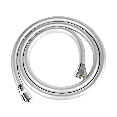Image of NORTHERN BROTHERS PVC Shower Hose 1.75m(69'') -Smooth Shower Hose with Chrome, Universal Replacement,Flexible and Leakproof, Chrome,Silver