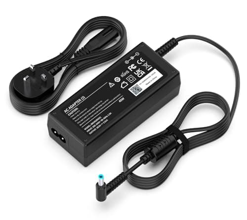 Image of 45W Laptop Charger Compatible with HP Pavilion 11 13 15, Elitebook Folio, Spectre Ultrabook, Stream 11 13 14, Chromebook 11 14, ProBook, 741727-001 721092-001 Ac Adapter Power Supply (4.5x 3mm)