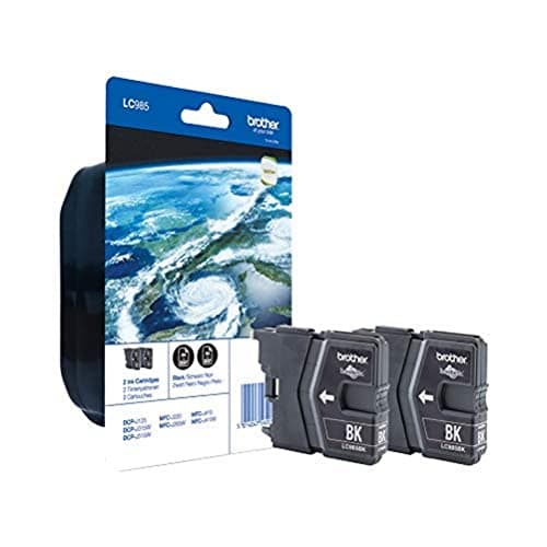 Image of Brother LC-985BK Twin-Pack Original Ink Cartridge Black