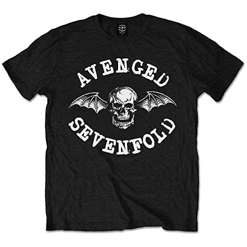 Image of Avenged Sevenfold Unisex Adult Classic Death Bat Cotton T-Shirt (XXL) (Black)