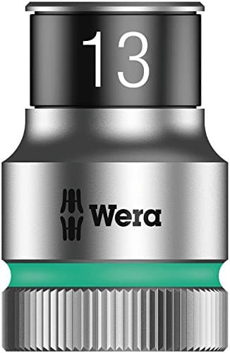 Image of Wera 05003733001 8790 13 mm x 1/2-Inch Drive HMC HF Zyklop Hex Socket with Fastener Holding Function