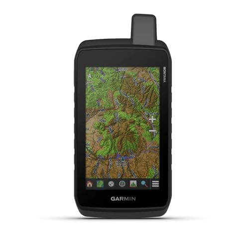Image of Garmin Montana® 710, Rugged GPS Handheld Navigator with Large 5-inch Glove-Friendly Touchscreen, Satellite Imagery and Maps for Routing on Roads and Trails